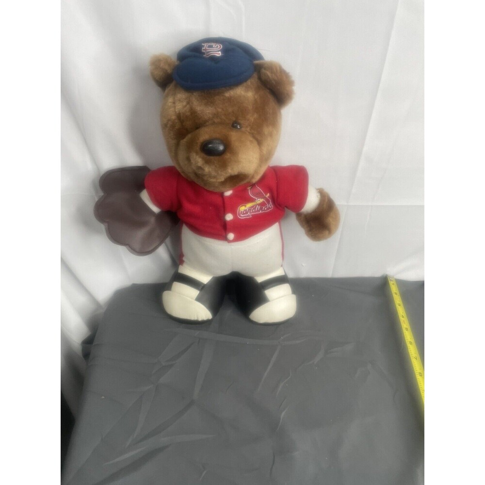 Vintage St. Louis Teddy Bear Plush Stuffed Animal Good Stuff Baseball MLB 2001